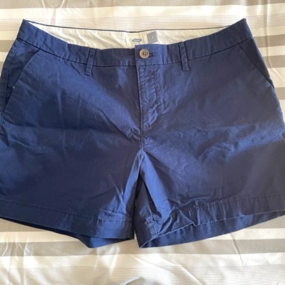 Navy Chino Shorts